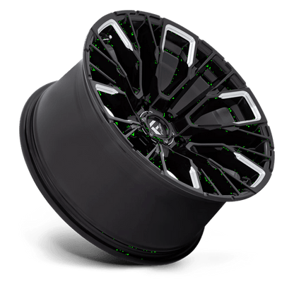 Fuel Offroad D849 REBAR Gloss Black Milled 17x9 +1 6x120mm 67.1mm