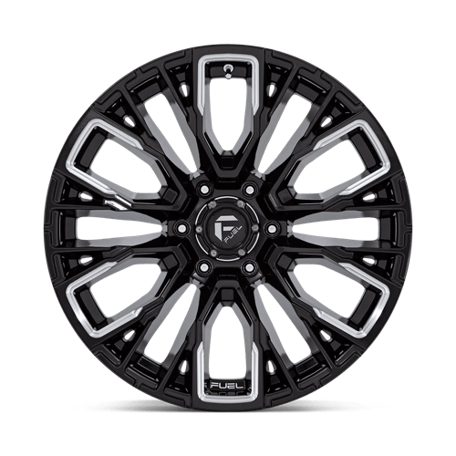Fuel Offroad D849 REBAR Gloss Black Milled 17x9 +1 6x114.3mm 66.1mm