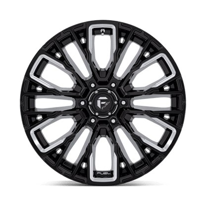 Fuel Offroad D849 REBAR Gloss Black Milled 20x9 +1 6x139.7mm 106.1mm