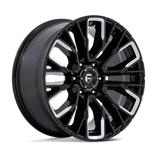 Fuel Offroad D849 REBAR Gloss Black Milled 20x9 +20 6x139.7mm 106.1mm