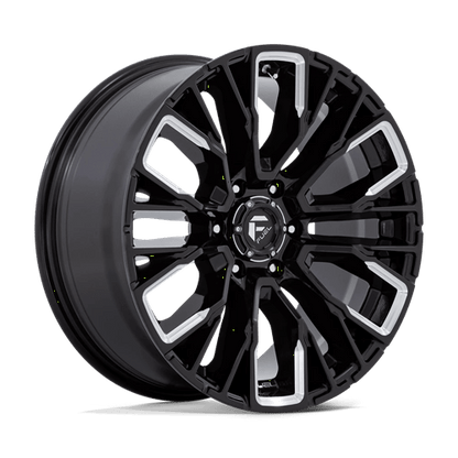 Fuel Offroad D849 REBAR Gloss Black Milled 20x9 +20 6x139.7mm 106.1mm