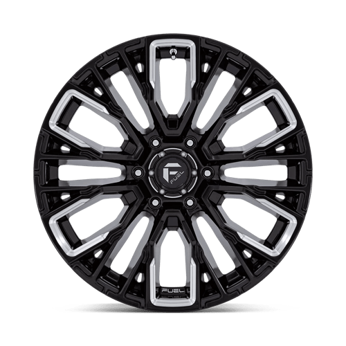 Fuel Offroad D849 REBAR Gloss Black Milled 20x9 +20 6x139.7mm 106.1mm