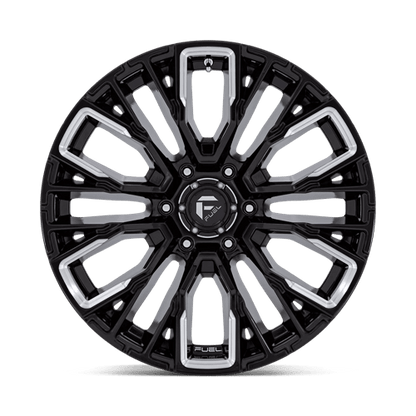Fuel Offroad D849 REBAR Gloss Black Milled 20x9 +20 6x139.7mm 106.1mm