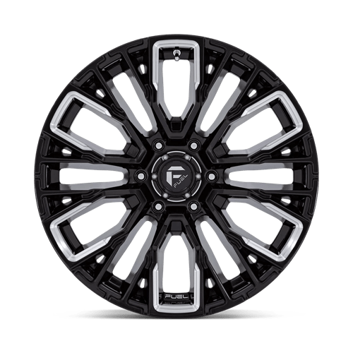 Fuel Offroad D849 REBAR Gloss Black Milled 20x9 +20 6x135mm 87.1mm