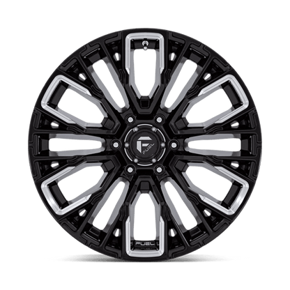 Fuel Offroad D849 REBAR Gloss Black Milled 20x9 +20 6x135mm 87.1mm