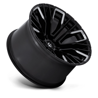 Fuel Offroad D849 REBAR Gloss Black Milled 22x12 -44 6x135mm 87.1mm