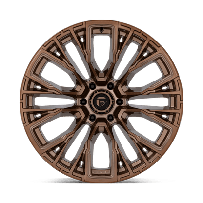 Fuel Offroad D850 REBAR Platinum Bronze Milled 22x12 -44 6x139.7mm 106.1mm