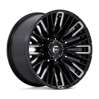 Fuel Offroad D849 REBAR Gloss Black Milled 20x10 -18 8x180mm 124.2mm