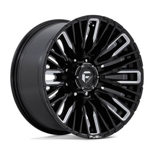 Fuel Offroad D849 REBAR Gloss Black Milled 20x10 -18 8x165.1mm 125.1mm