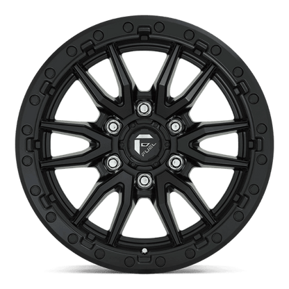 Fuel Offroad D679 REBEL Matte Black 17x9 +1 6x139.7mm 106.1mm