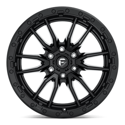 Fuel Offroad D679 REBEL Matte Black 20x10 -18 6x139.7mm 106.1mm