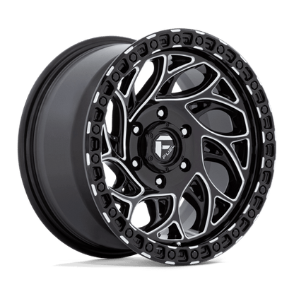 Fuel Offroad D840 RUNNER OR Gloss Black Milled 20x9 +20 6x120mm 67.1mm