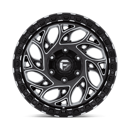 Fuel Offroad D840 RUNNER OR Gloss Black Milled 20x9 +20 6x120mm 67.1mm