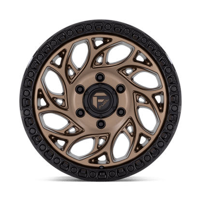 Fuel Offroad D841 RUNNER OR Bronze W/ Black Ring 18x9 +1 6x114.3mm 66.1mm