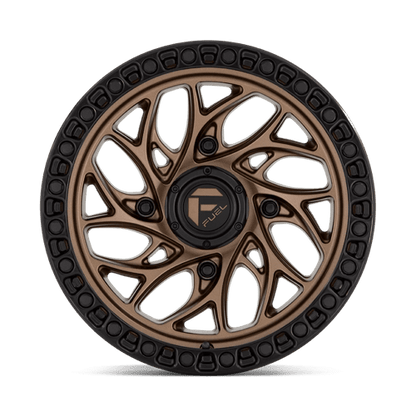 Fuel Offroad D777 RUNNER UTV Bronze W/ Black Ring 15x7 +10 4x156mm 132mm