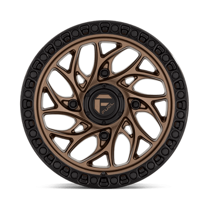 Fuel Offroad D777 RUNNER UTV Bronze W/ Black Ring 15x7 +10 4x137mm 110.1mm