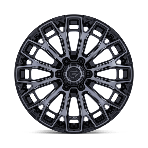 Fuel Offroad FC882 TRAX Gloss Black Machined Face Dtcc 17x9 +20 6x139.7mm 106.1mm