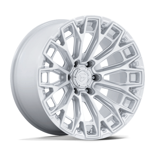 Fuel Offroad FC882 TRAX Gloss Silver W/ Machined Face 18x9 +1 6x135mm 87.1mm