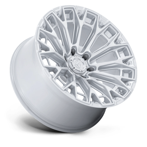 Fuel Offroad FC882 TRAX Gloss Silver W/ Machined Face 20x10 -18 6x135mm 87.1mm