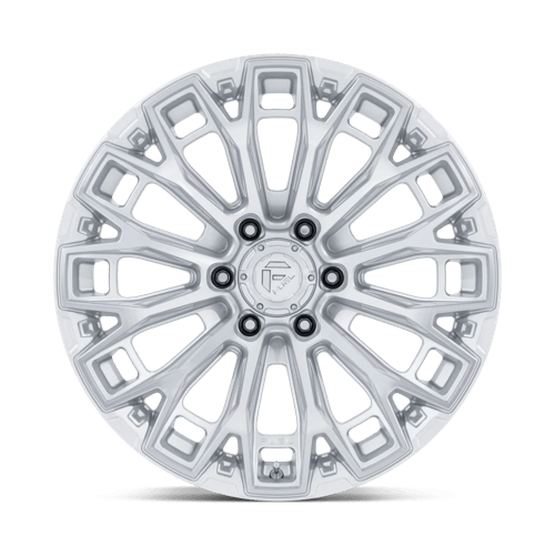 Fuel Offroad FC882 TRAX Gloss Silver W/ Machined Face 20x9 +1 8x180mm 124.2mm