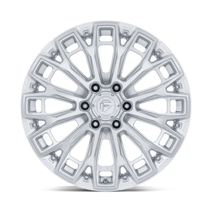 Fuel Offroad FC882 TRAX Gloss Silver W/ Machined Face 17x9 +20 6x135mm 87.1mm