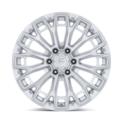 Fuel Offroad FC882 TRAX Gloss Silver W/ Machined Face 20x10 -18 8x165.1mm 125.1mm
