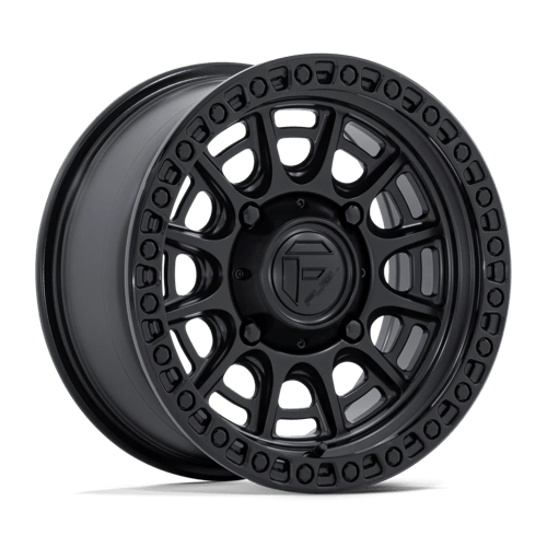 Fuel Offroad FV832 CYCLE UTV Matte Black W/ Gloss Black Lip 15x7 +10 4x156mm 115.1mm