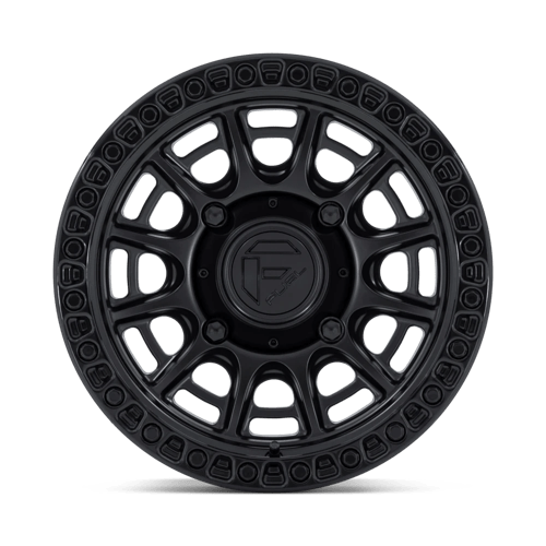 Fuel Offroad FV832 CYCLE UTV Matte Black W/ Gloss Black Lip 15x7 +10 4x156mm 115.1mm