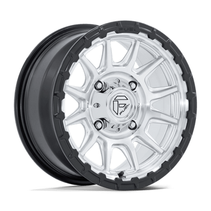 Fuel Offroad FV866 PISTON UTV Hyper Silver Mach-fc M-blk Lip 15x7 +10 5x114.3mm 72.6mm