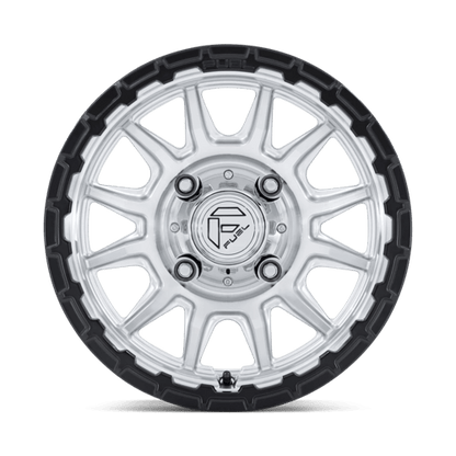 Fuel Offroad FV866 PISTON UTV Hyper Silver Mach-fc M-blk Lip 15x7 +10 5x114.3mm 72.6mm