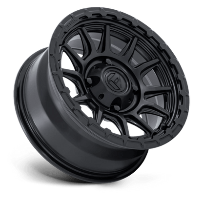 Fuel Offroad FV866 PISTON UTV Matte Black W/ Gloss Black Lip 15x7 +38 5x114.3mm 72.6mm