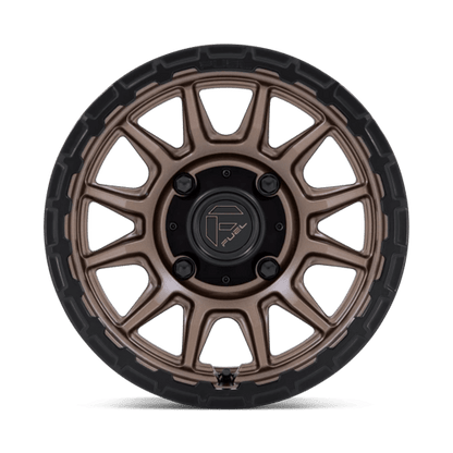 Fuel Offroad FV866 PISTON UTV Matte Bronze W Matte Black Lip 15x7 +38 5x114.3mm 72.6mm