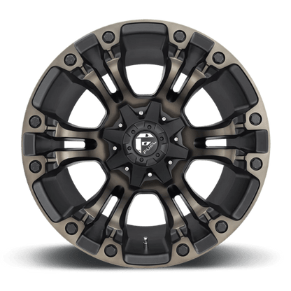 Fuel Offroad D569 VAPOR Matte Black Double Dark Tint 18x9 +20 6x135|6x139.7mm 106.1mm