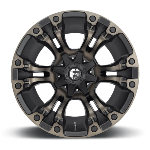 Fuel Offroad D569 VAPOR Matte Black Double Dark Tint 18x9 -12 8x165.1mm 125.1mm