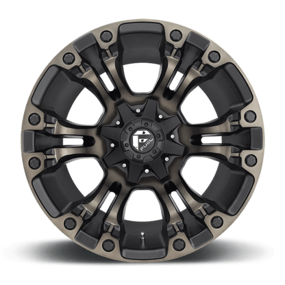 Fuel Offroad D569 VAPOR Matte Black Double Dark Tint 20x9 +19 6x135|6x139.7mm 106.1mm