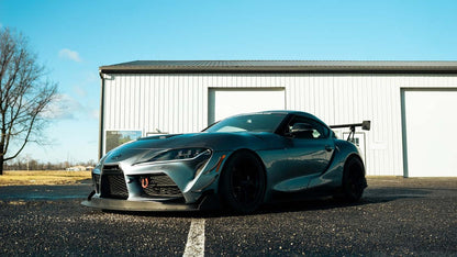 Verus - Front Splitter Endplates, High Downforce Splitter - Toyota Supra