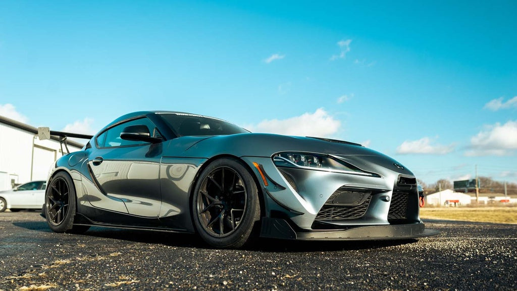 Verus - Front Splitter Endplates, High Downforce Splitter - Toyota Supra