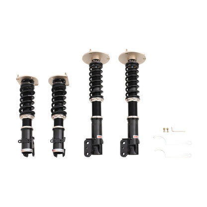 BC Racing BR Series coilovers on white background