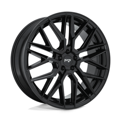 Niche M224 GAMMA Gloss Black 22x10.5 +40 5x112mm 66.6mm