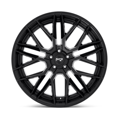 Niche M224 GAMMA Gloss Black 22x10.5 +35 5x130mm 84.1mm