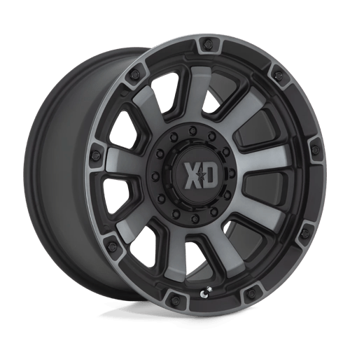 XD Series XD852 GAUNTLET Satin Black W/ Gray Tint 20x9 0 8x165.1mm 125.1mm