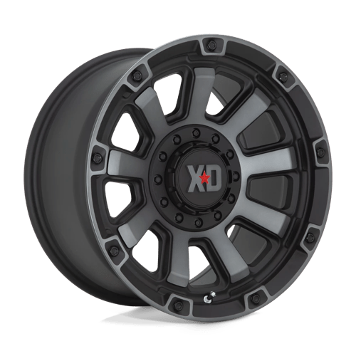 XD Series XD852 GAUNTLET Satin Black W/ Gray Tint 20x9 0 8x165.1mm 125.1mm