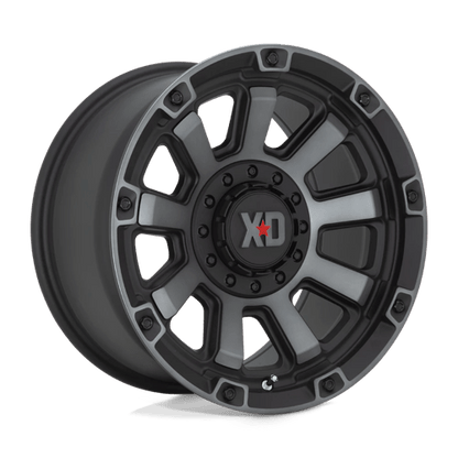 XD Series XD852 GAUNTLET Satin Black W/ Gray Tint 20x10 -18 5x127|5x139.7mm 78.1mm