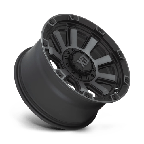 XD Series XD852 GAUNTLET Satin Black W/ Gray Tint 20x10 -18 8x170mm 125.1mm