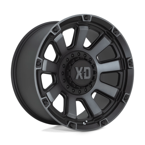 XD Series XD852 GAUNTLET Satin Black W/ Gray Tint 20x10 -18 6x135|6x139.7mm 106.1mm