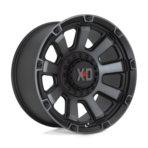 XD Series XD852 GAUNTLET Satin Black W/ Gray Tint 20x10 -18 6x135|6x139.7mm 106.1mm