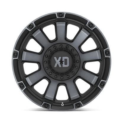 XD Series XD852 GAUNTLET Satin Black W/ Gray Tint 20x10 -18 6x135|6x139.7mm 106.1mm
