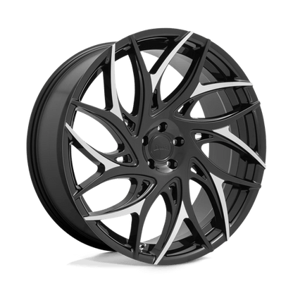 DUB S259 G.O.A.T. Gloss Black W/ Machined Spokes 24x10 +10 5x127mm 78.1mm