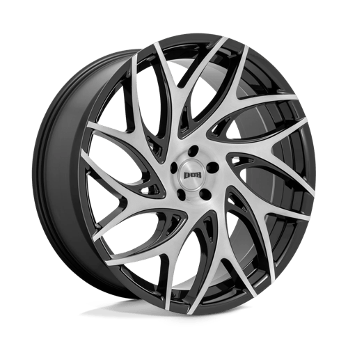 DUB S260 G.O.A.T. Brush Face Gblk Drk Tint Spoke 24x10 +30 6x135mm 87.1mm