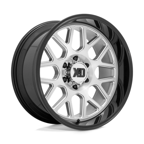 XD Series XD849 GRENADE II Brushed Milled W/ G-black Lip 20x9 0 6x139.7mm 106.1mm